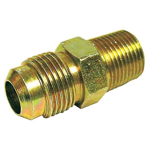 Homeplus+ ATC 3/8 in. Flare X 1/4 in. D Male Brass Adapter 6JC120110701069 - main